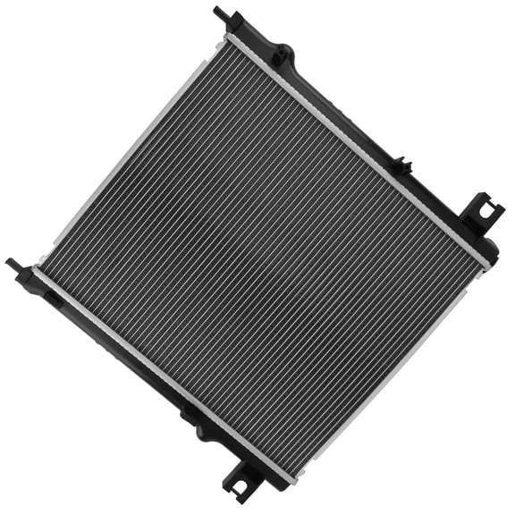 Aluminum Cross Flow Engine Radiator for Jeep Liberty 3.7L 2008-2013, Manual Transmission, Replacement Cooling System Part, DPI13071, 68033227AA, Aluminum Core with Plastic Tank