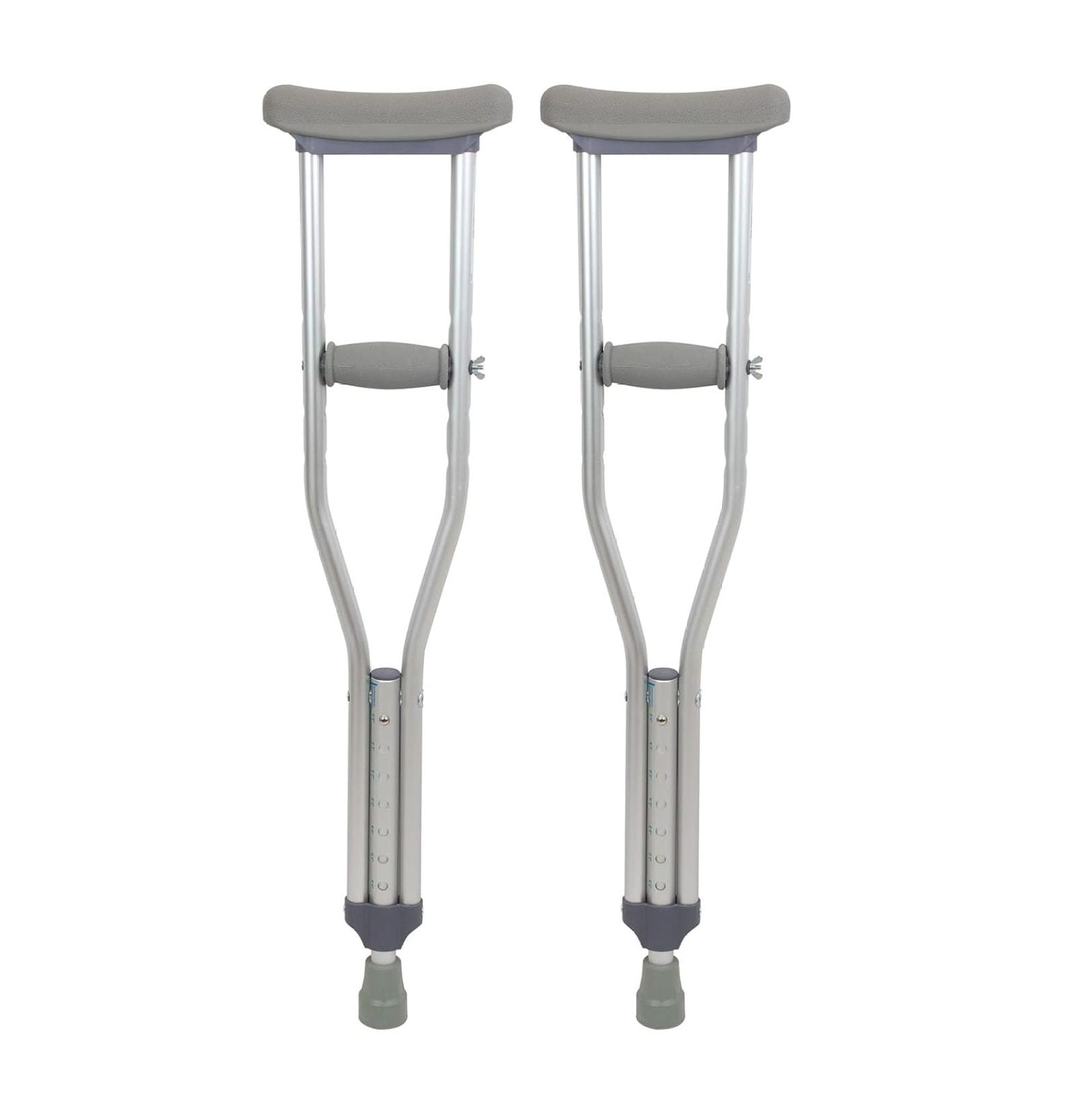 Aluminum CrutchesChild Size, 4'0" to 4'6", PushButton Height