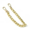 thumbnail image 1 of Aluminum Curb Chain bag Shoulder Straps with Alloy Swivel Clasps for bag Replacement Accessories Golden 30.5cm, 1 of 2
