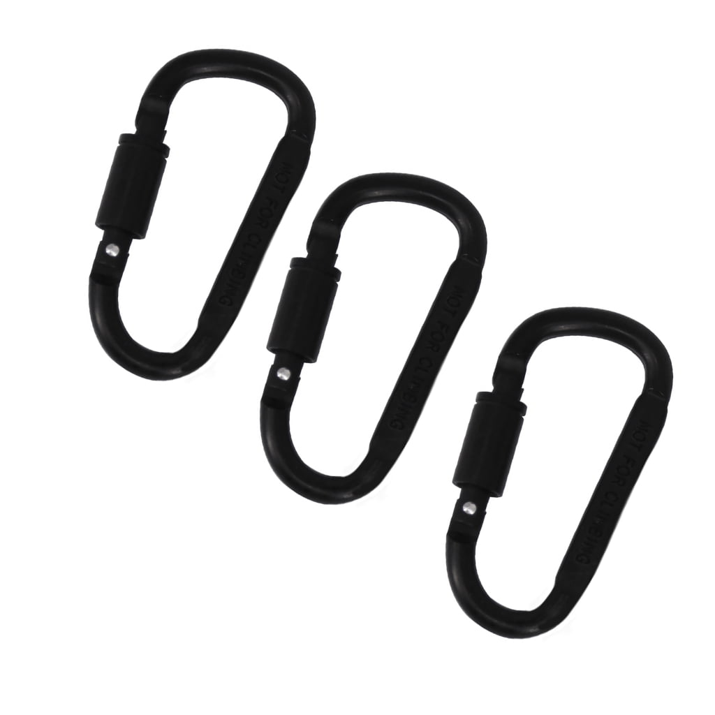 Aluminum D Rings Clip Suit Spring Loade Gate Carabiners Heavy Type