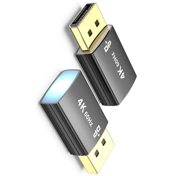 Aluminum DP4K60hz Emulator for Virtual Display Applications with Plug and Play Convenience in Professional Setups