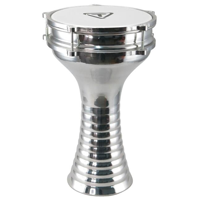 Aluminum Darbuka with Built-in Tambourine