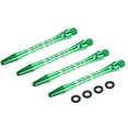 thumbnail image 1 of Aluminum Dart Shafts, Medium 2BA Thread Dart Stems Replacement Accessories with Rubber Rings for Steel Tip Green, 1 of 5