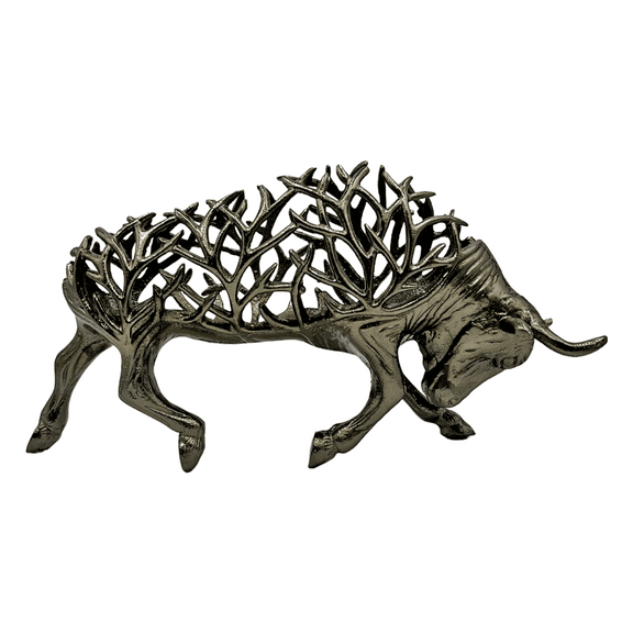 Aluminum Decorative Bison Sculpture, 20