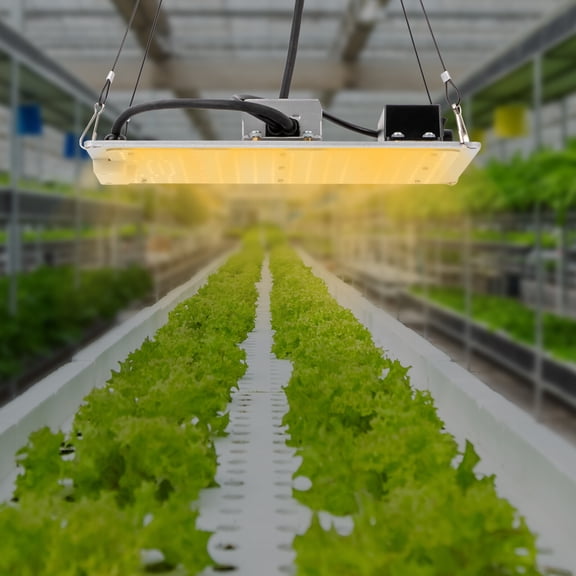 Aluminum Dimming Low Noise LED Grow Light Full Spectrum 3000/5000K 660/760nm For Indoor Plant 110W