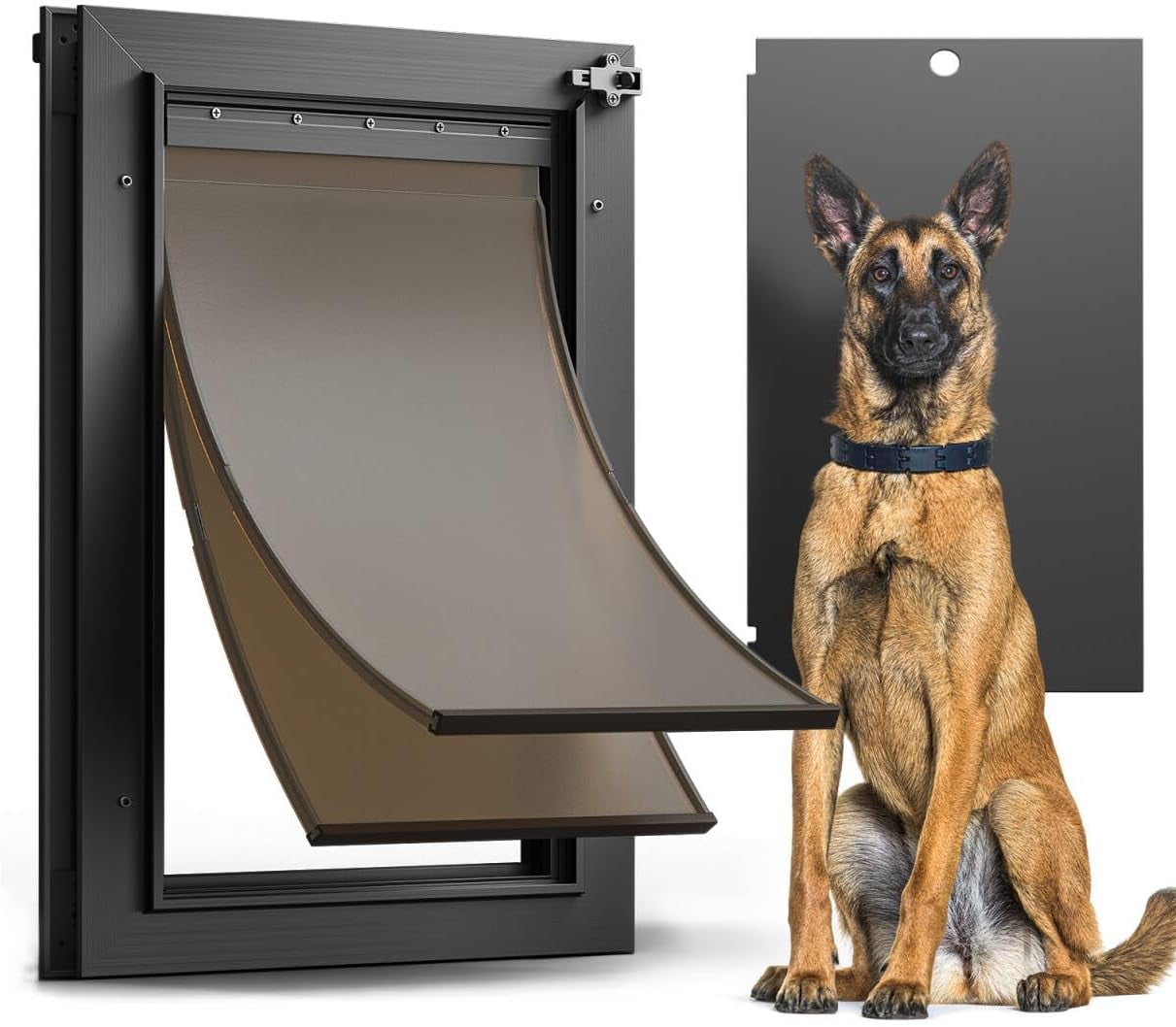 Illustration of Smart Pet Flap For Large Dogs