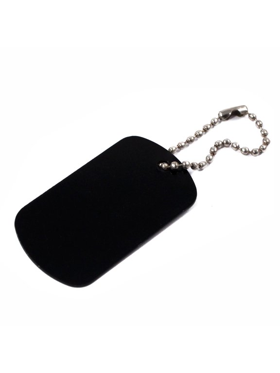 Aluminum Dog Tags Engraveable Blank Key Chains Military Identification - 1 pc