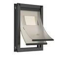Aluminum Doggie Door with MMF7 Two Flaps, Medium Dog Door for