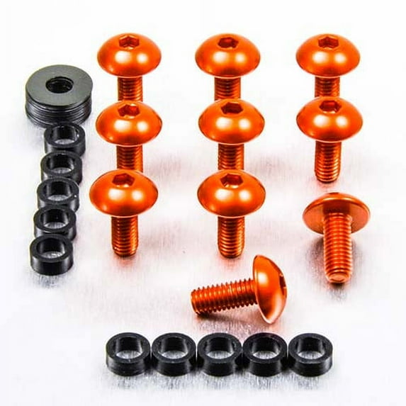 Aluminum Dome Head Bolt M5x(0.80mm)x12mm Pack x10