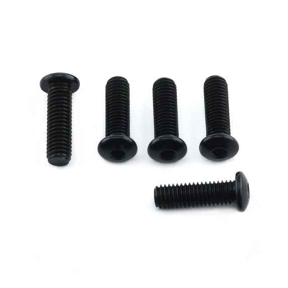 Aluminum Dome Head Bolt M5x(0.80mm)x16mm (8mm O/D) Pack x5