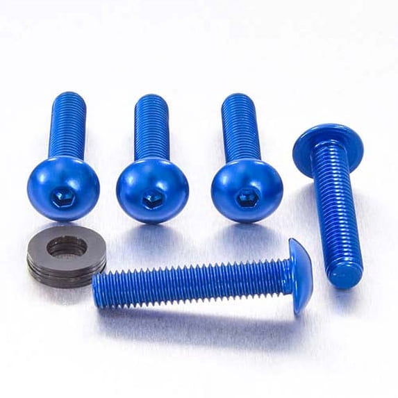 Aluminum Dome Head Bolt M8x(1.25mm)x40mm Pack x5