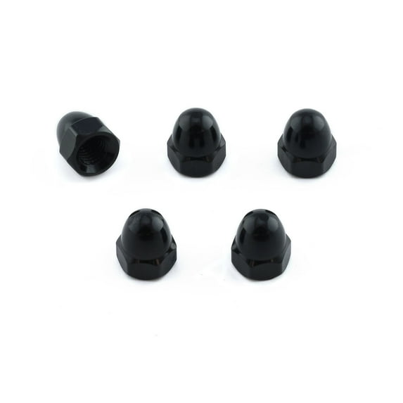 Aluminum Dome Nut M5x(0.80mm) (DIN 1587) Pack x5 (DOMENUT5-5)