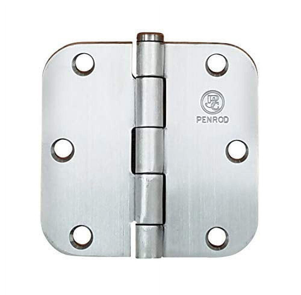 Aluminum Door Hinges - 3.5 with 5/8 Radius - Highly Rust Resistant - 3  Pack 