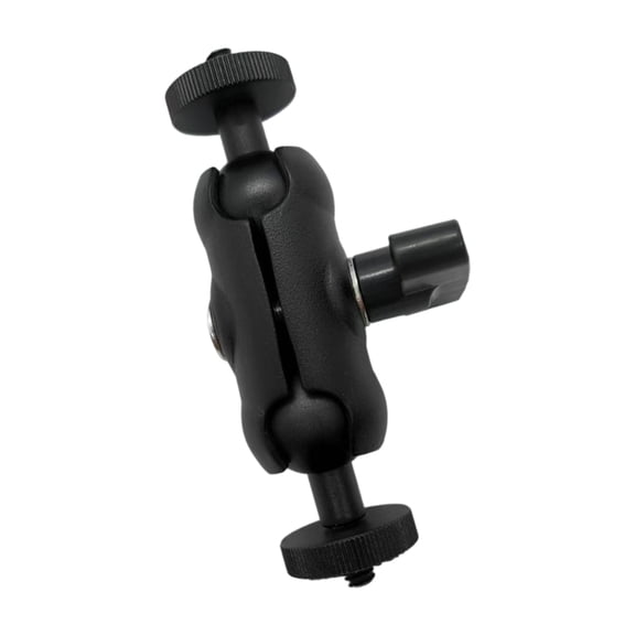 Aluminum Double Ball Head Arm 1/4inch Screw Adapter Tripod For Camera Tripod Microphone Mount Adjustable Positioning