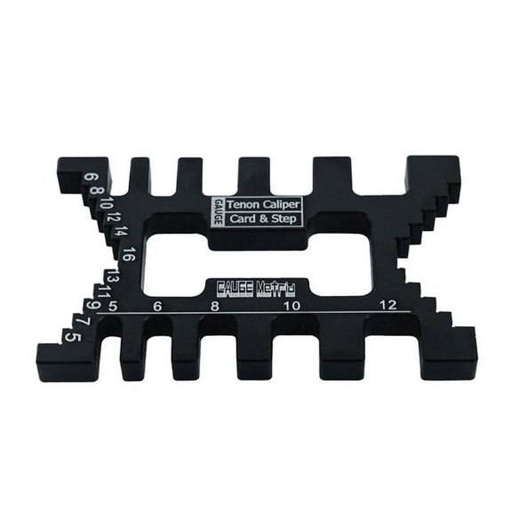 Aluminum Dovetail Jig Tenon Gaps Gauge Woodworking Black