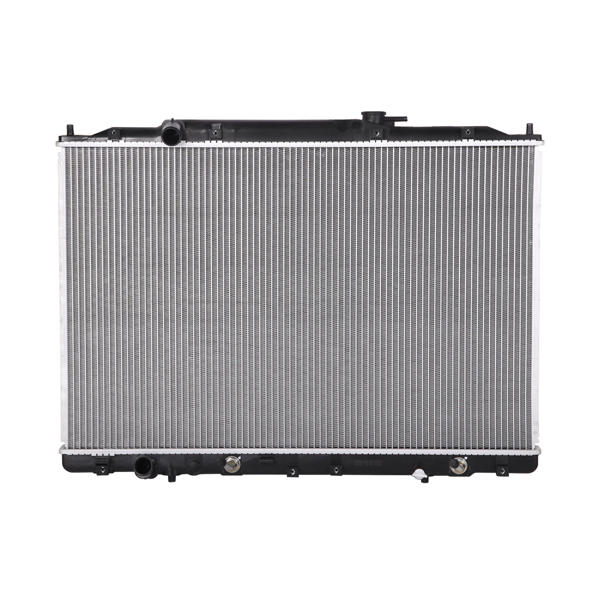 Downflow Radiator Car Aluminum Downflow Radiator for System Replacement - Walmart.com