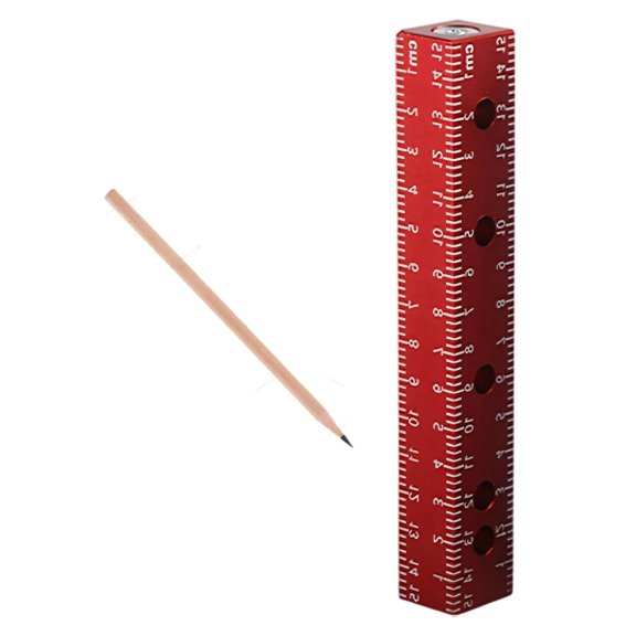 Aluminum Drilling Jigs Measuring Tool Handheld Drill Guide For Furniture Assembly And Door Hinge Alignment