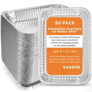 UgyDuky Disposable Grill Grease Bucket Liners - 24 Pack Aluminum Foil Liners