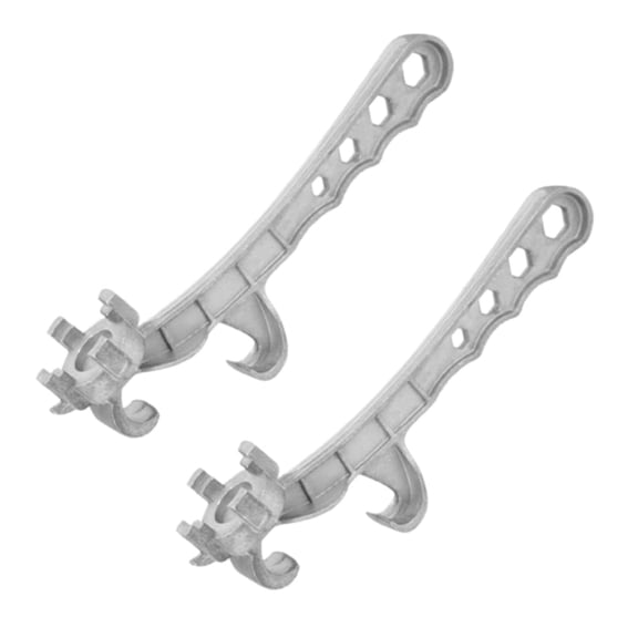 Aluminum Drum Wrench, Bung Wrench Opener Tool Aluminum Drum Lid Remover Multi Function for 5 to 55 Gallon Drums