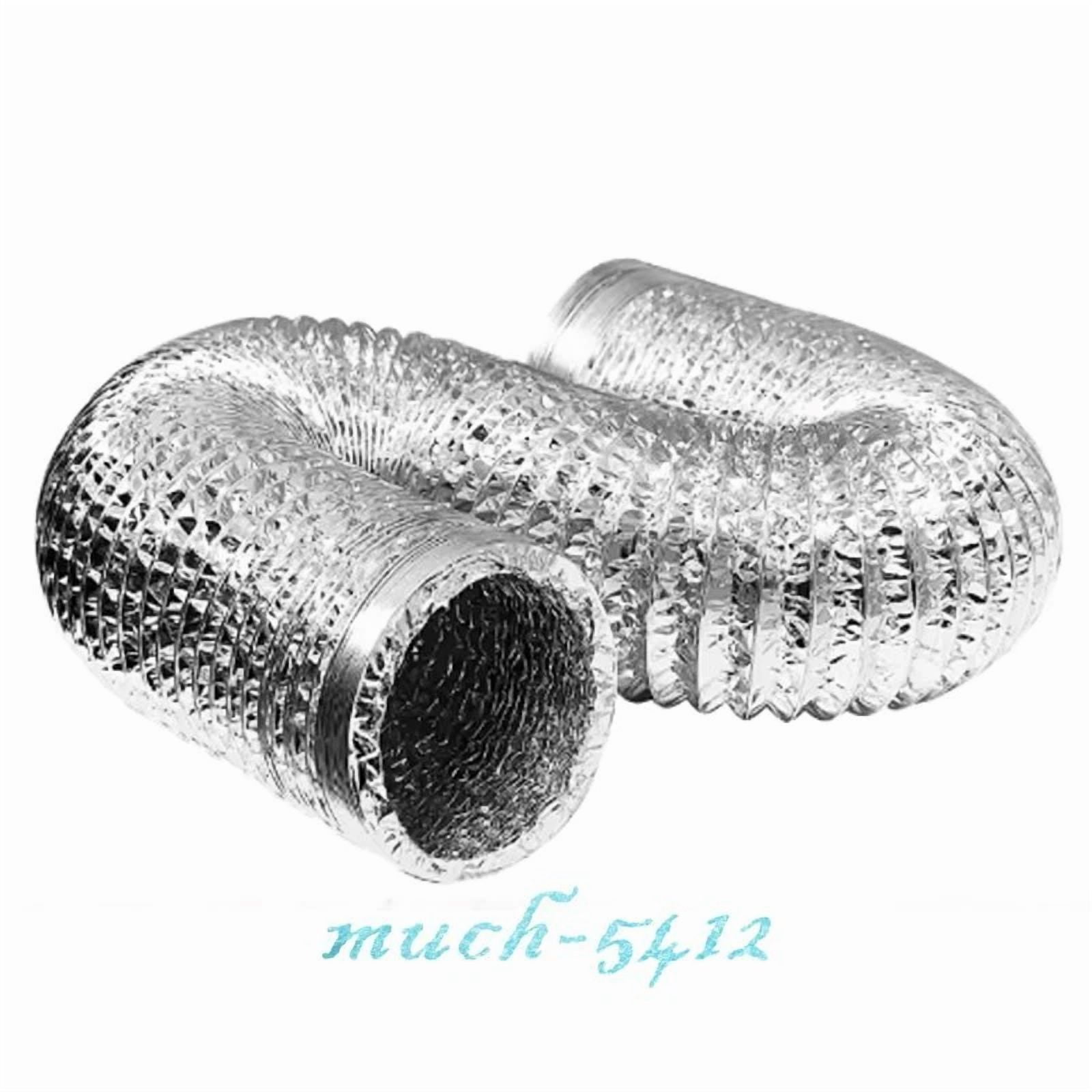 Aluminum Dryer Vent Hose Dryer Hose Air Ducting Flexible 4 Inch 8 Feet For Hvac