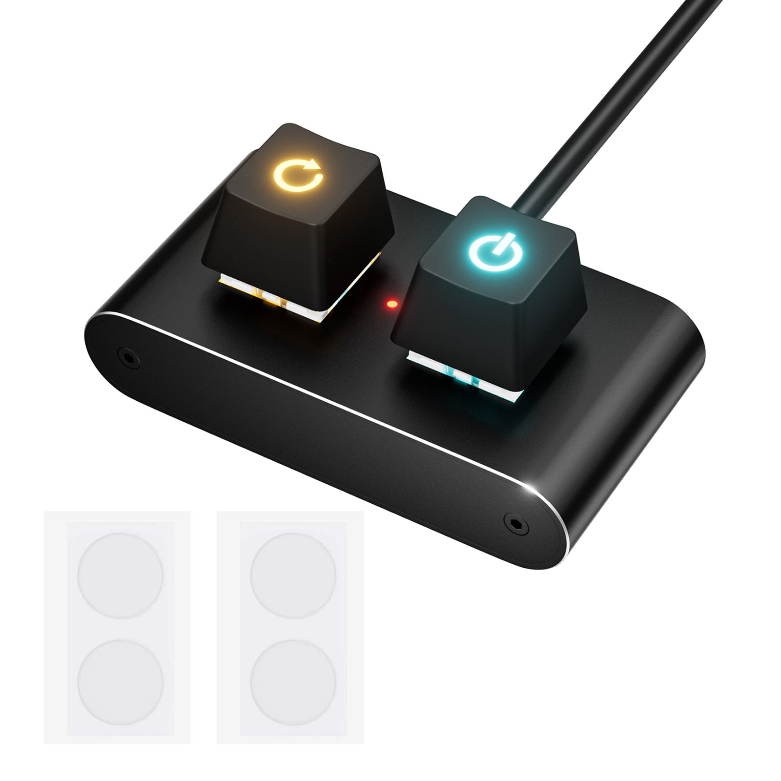 Aluminum Dual-Control PC Power Buttons with Customizable LED Lights ...