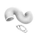 thumbnail image 1 of Aluminum Ducting Heavy Duty Dryer Vent Hoses for Heating Cooling Ventilation and Exhaust with 2 Duct Clamps Ventilation, 1 of 9
