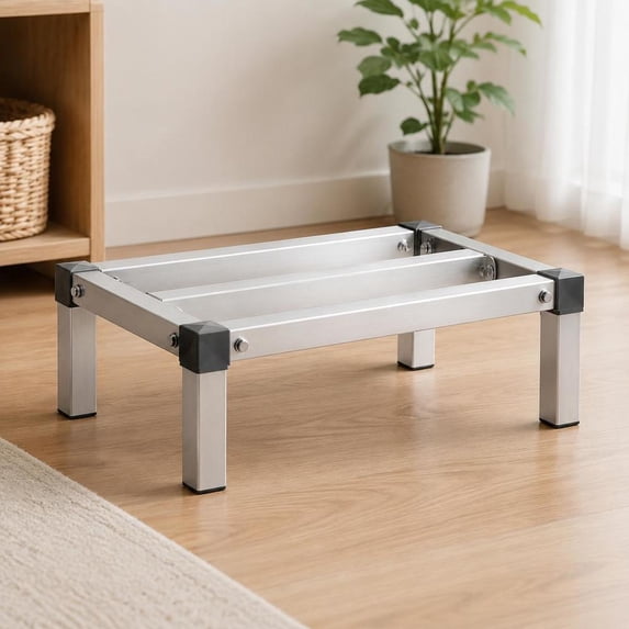 Dunage Rack Metal Aluminum Dunnage Rack 24 X 14 Inch Commercial Food Floor Rack 8 Inch ...