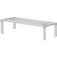 thumbnail image 1 of Aluminum Dunnage Rack 48x20"Commercial Food Floor Rack 12"Off Floor 1800lbs Capacity All Welded Storage Rack for Restaurants Kitchens Garages Vehicles, 1 of 6