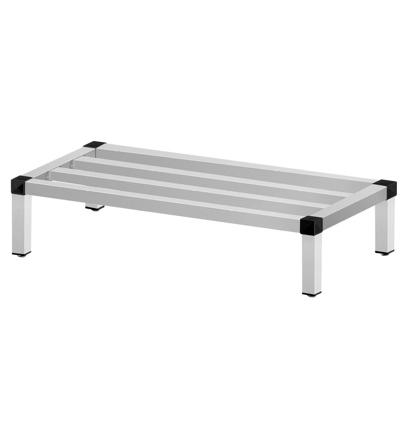 Aluminum Dunnage Rack 48x20x8 inch, 1500lbs Capacity Food Shelf ...
