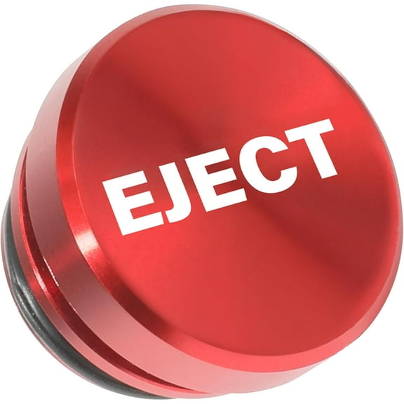 Aluminum Eject Button Cigarette Lighter Plug Cover, Dustproof, Fit for Car Cigarette Lighter with Standard 12 Volt Power Source