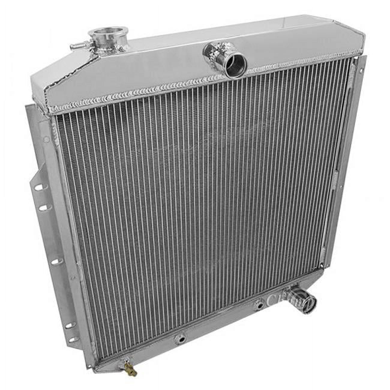 Fre111 Radiator Aluminum Engine Coolant Radiator for 1953-1956 Ford Truck with Chevy ...