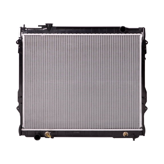 Aluminum Engine Cooling Radiator - Front Mount Exchanger with 1-3/8 Inlet/Outlet-Radiator