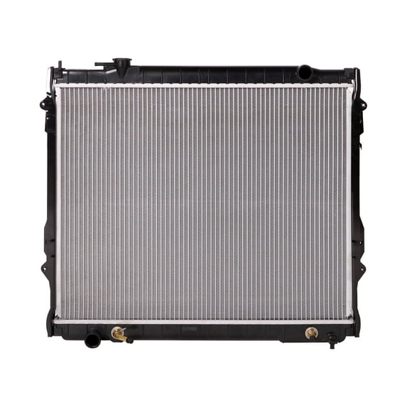 Aluminum Engine Cooling Radiator - Front Mount Exchanger with 1-3/8 Inlet/Outlet-Radiator