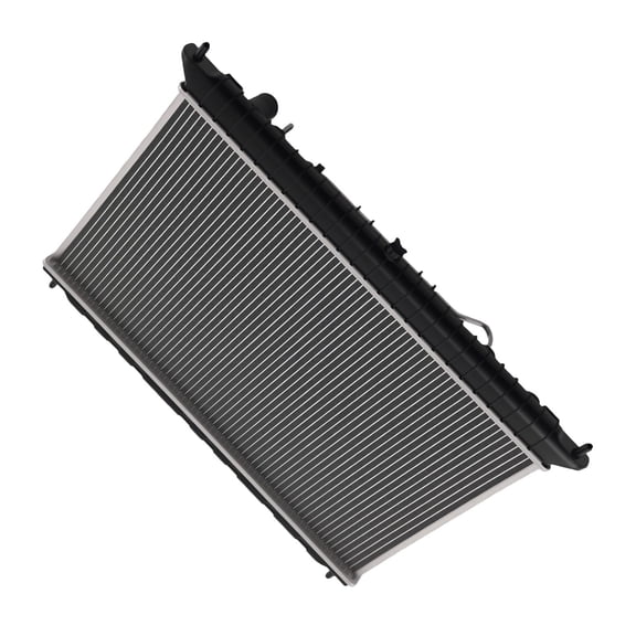 Aluminum Engine Cooling Radiator for Kia Rio Rio5 2006-2011 AT/MT, Replacement Core 253101G060 253101G061 with Transmission Oil Cooler, Down Flow Design, 14.56x24.72x0.63 In