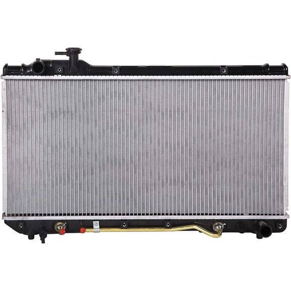 Aluminum Engine Cooling Radiator Replacement 1 Row Direct Fit Exchanger