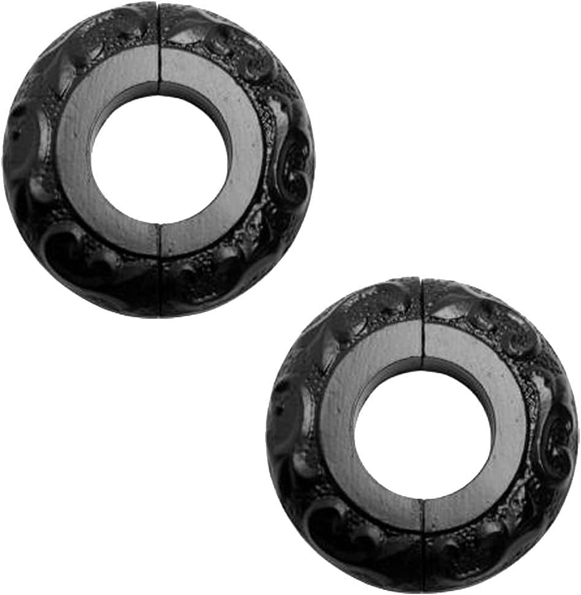 Aluminum Escutcheon Plate 3 1 4 In OD Escutcheon Black Powder Coated aluminum-escutcheon-plate-3-1-4-in-od-escutcheon-black-powder-coated