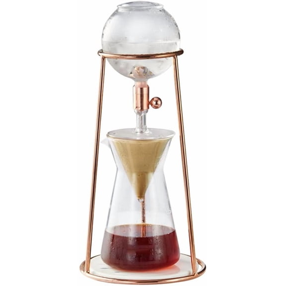 Aluminum Espresso Iced Coffee Cold Brew Drip Coffee Maker for Home Office