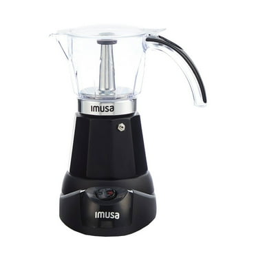 Aluminum Espresso Maker Black