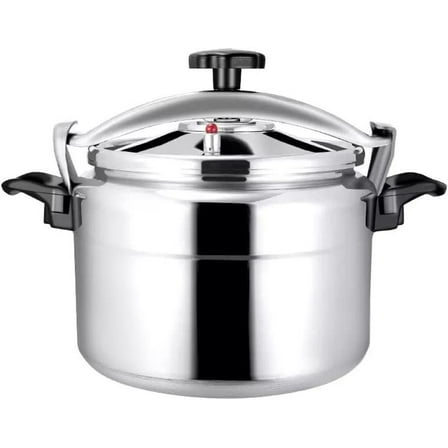 Aluminum Explosion-Proof Pressure Cooker-  Silver (9L)