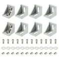 thumbnail image 1 of Aluminum Extrusion Profile Connectors Set, 4040A Series Corner Bracket,8 Set, 1 of 6