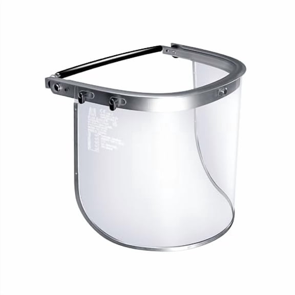 Aluminum Face Shield Adapter for Cap-style Hard Hat | Visor Bracket | Silver Color | with 1 Free High Impact Replacement Visor$$Tools & Hardware Other