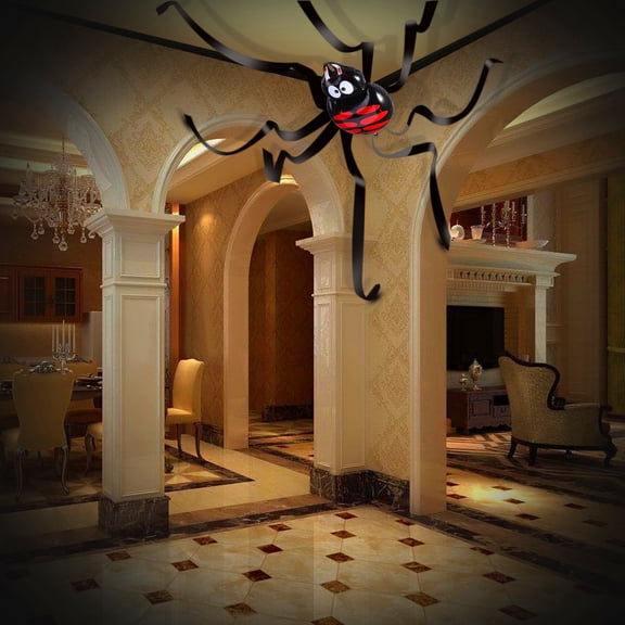 Clispeed Hanging Spider Ceiling Decoration Black Balloon for Classroom Decoration 1 Set
