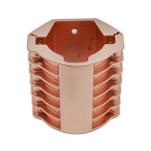 Aluminum Finned Tfi Square Ignition Coil Cover - Copper