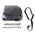 thumbnail image 1 of Aluminum Finned Transmission Pan for GM Turbo 350, Polished, 1 of 1