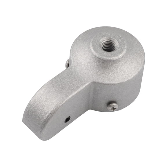 Aluminum Flag Pole Truck Pulley With Silver Cap For Poles, Heavy Duty Stationary Flagpole Accessory, Accepts 1/4" To 5/16" Halyards