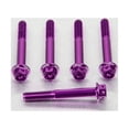 thumbnail image 1 of Aluminum Flanged Hex Head Bolt M6x(1.00mm)x45mm Race Spec Etched Pack x5, 1 of 6