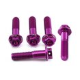 thumbnail image 1 of Aluminum Flanged Hex Head Bolt M8x(1.25mm)x35mm Race Spec Etched Pack x5, 1 of 6