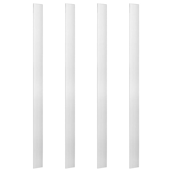 Aluminum Flat Bar 16 Inch Long Square Aluminum Bar 3mm Thick Rectangle Aluminum Bar Stock 1 Inch 6061 Aluminum Flat Plate