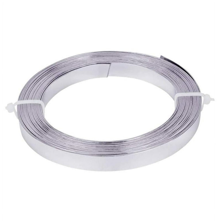 Aluminum , Flexible Bendable Craft 5mm 18 Gauge Wide Metal DIY Beading Wire  for Jewelry Making Supplies 