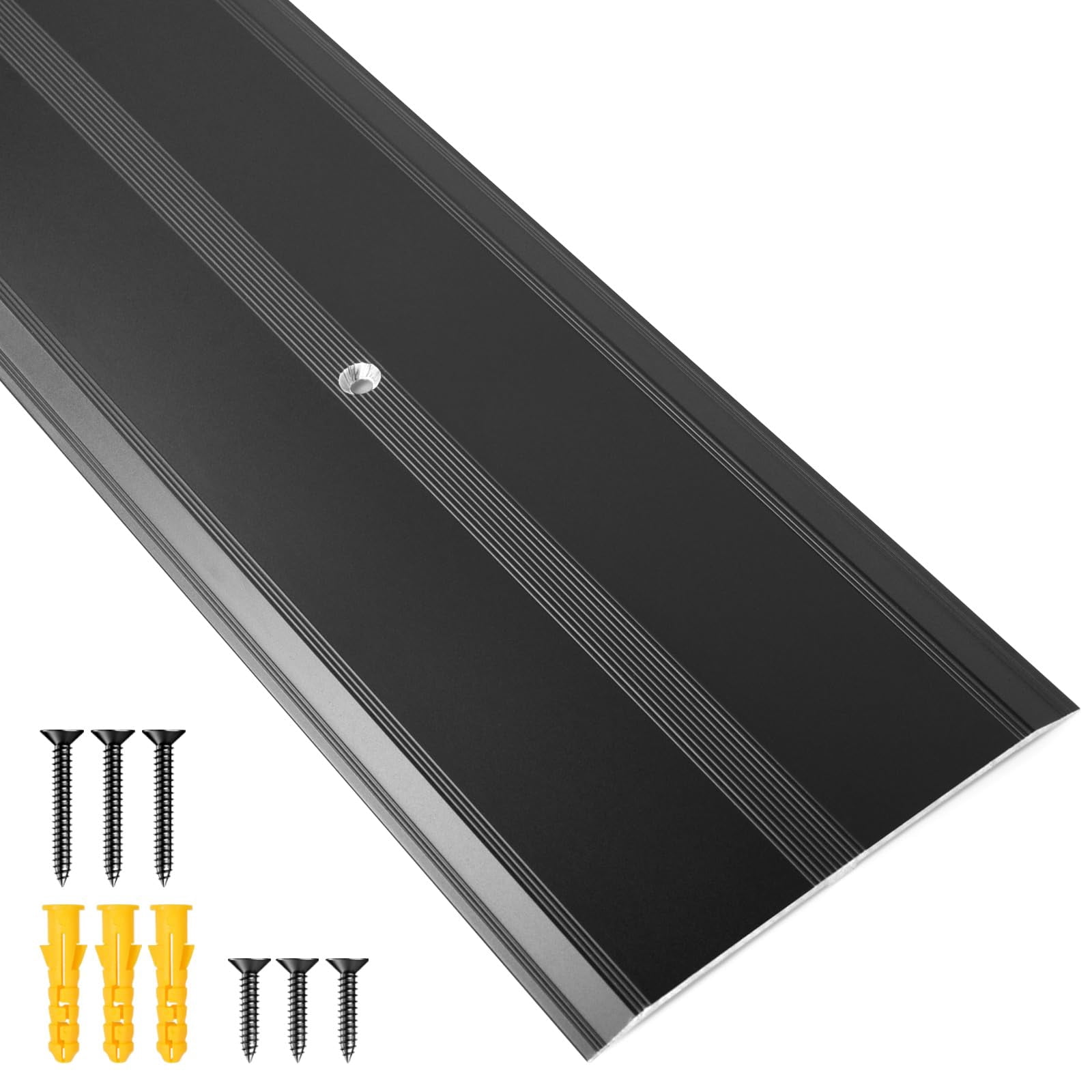 Aluminum Floor Transition Strip 36 x 4 x 0.1 IN Doorway Trim - Walmart.com